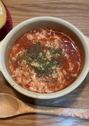 トマト卵スープ🍅-レシピのメイン写真