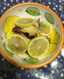 タコのカルパッチョ 広島レモン🍋🐙