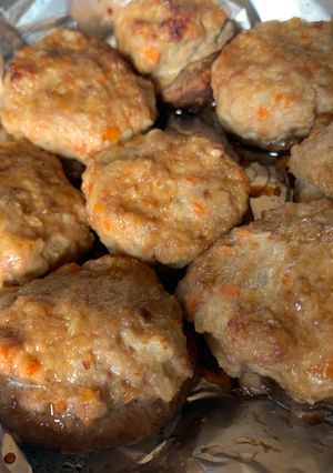しいたけ焼きハンバーグ-レシピのメイン写真