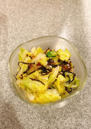 春キャベツの塩昆布漬け-レシピのメイン写真
