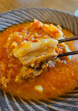 豚角煮、トマト煮込み-レシピのメイン写真