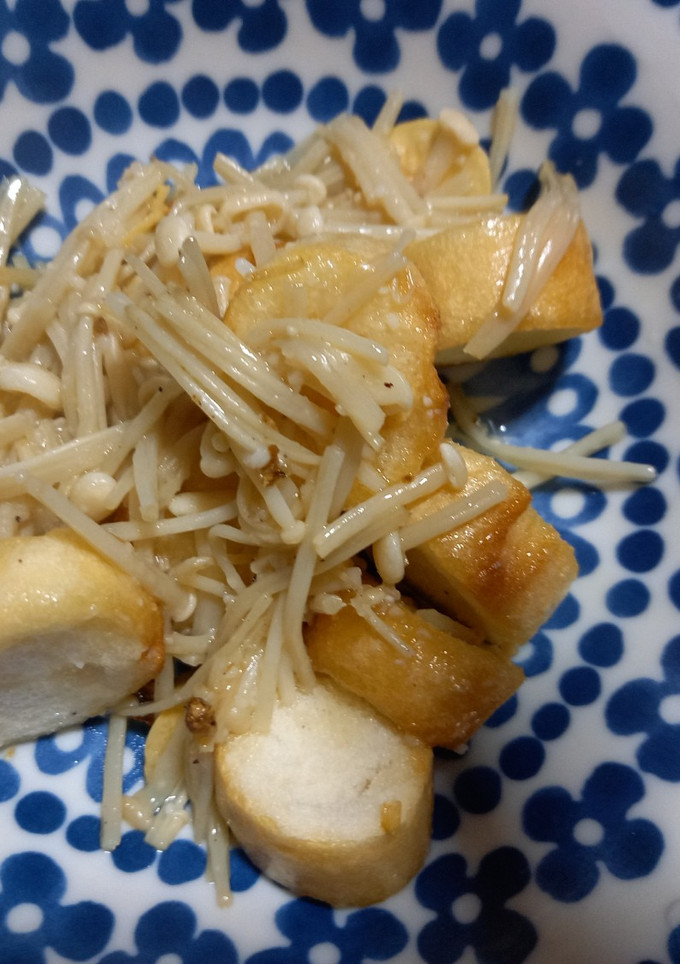 エノキとお麩の炒めもの-レシピのメイン写真
