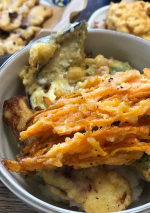 野菜天丼-レシピのメイン写真