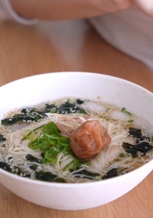 ぶっかけわかめスープそうめん-レシピのメイン写真