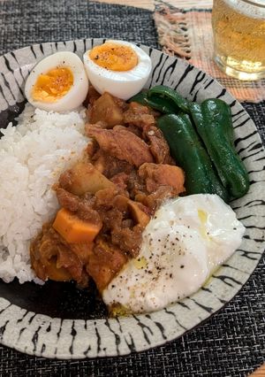 カレー粉でつくる1人分トマトカレー-レシピのメイン写真