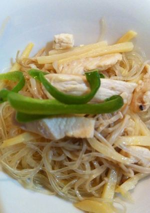 鶏ムネ肉の春雨炒め-レシピのメイン写真
