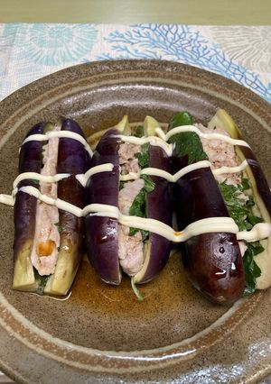 ナスの豚肉サンド-レシピのメイン写真