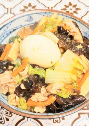 海鮮具材無しの中華丼-レシピのメイン写真