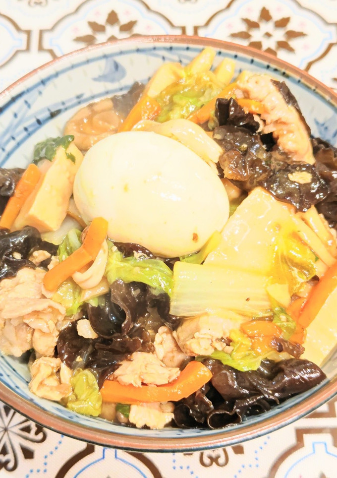 海鮮具材無しの中華丼-レシピのメイン写真