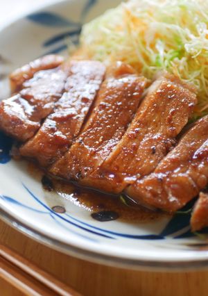簡単！豚肉の酒粕味噌漬け焼き。-レシピのメイン写真
