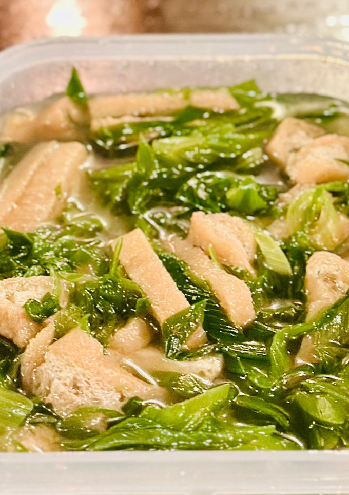 【作りおき】青葱と油揚げのサッと煮-レシピのメイン写真