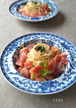 いちじくと生ハムのカッペリーニ-レシピのメイン写真