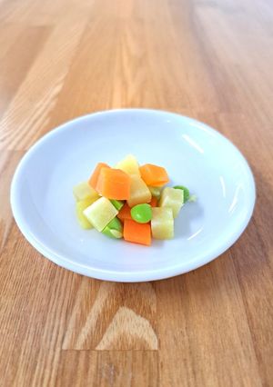【離乳食】枝豆入りコロコロポテトサラダ-レシピのメイン写真
