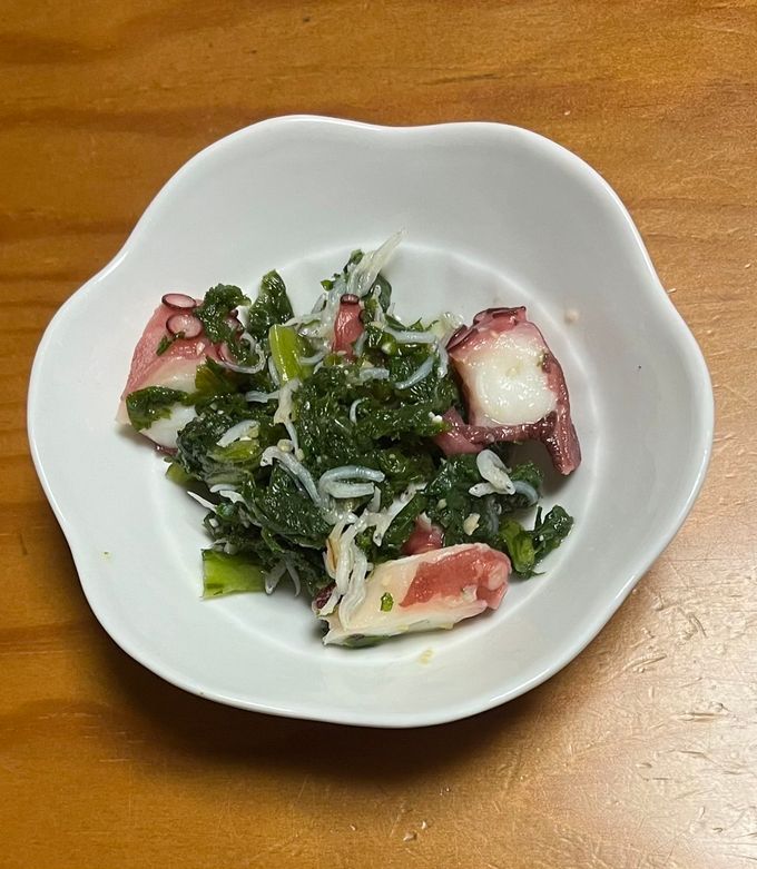 しまなみリーフとタコの酢味噌和え by しまなみファーム