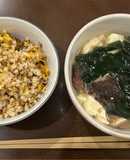低糖質！カリフラワーライスの炒飯/写真左