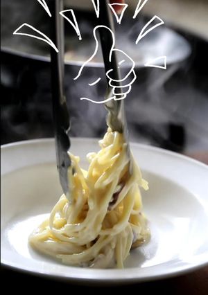 牛乳不使用のサーモンのクリームパスタ-レシピのメイン写真