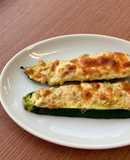 ぬって焼く！ズッキーニのツナチーズ焼き