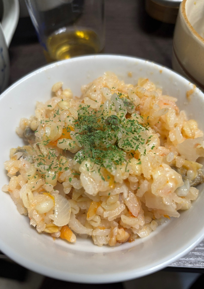あさりとトマトの炊き込みご飯-レシピのメイン写真