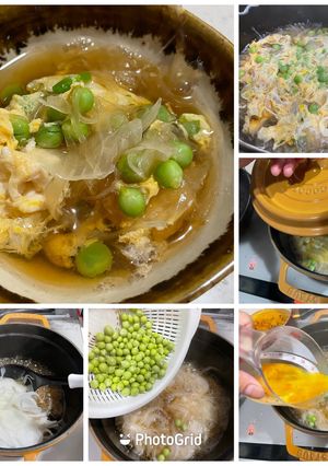 新玉ねぎとえんどう豆煮（2025）-レシピのメイン写真