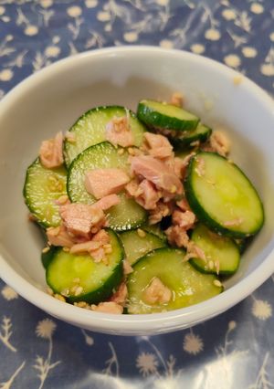 あと一品に🥒🐟️✨️きゅうりとツナの酢の物-レシピのメイン写真