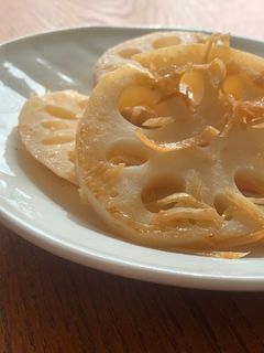 新れんこんのだし醤油炒め-レシピのメイン写真