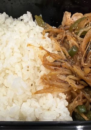 もやしでカサ増し節約青椒肉絲風弁当-レシピのメイン写真