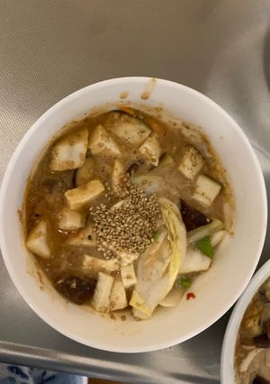 肉無豆腐簡単中華風棒棒鶏味野菜炒め-レシピのメイン写真