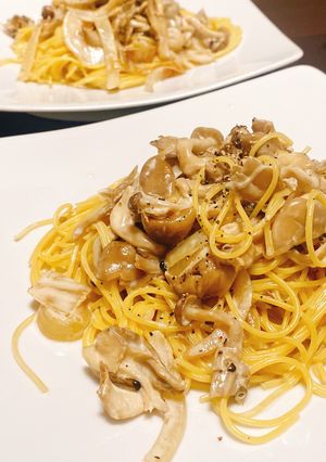 きのこクリームパスタ-レシピのメイン写真