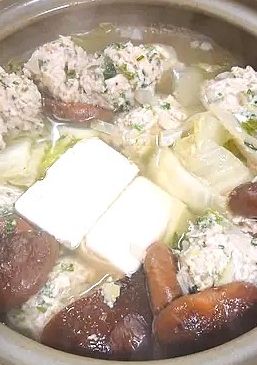 大葉入り鶏ミンチ団子のあっさり白菜鍋-レシピのメイン写真