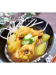 手羽元と冬瓜のスープカレー煮-レシピのメイン写真