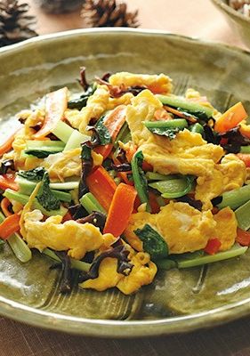 黒きくらげと玉子の炒め物-レシピのメイン写真