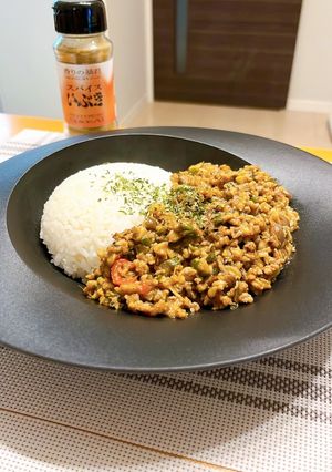 えのきとしめじの無水キーマカレー-レシピのメイン写真