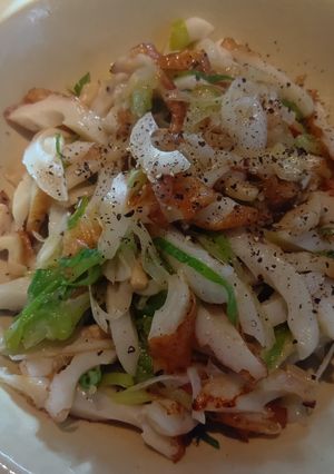 ちくわとネギのラー油炒め-レシピのメイン写真