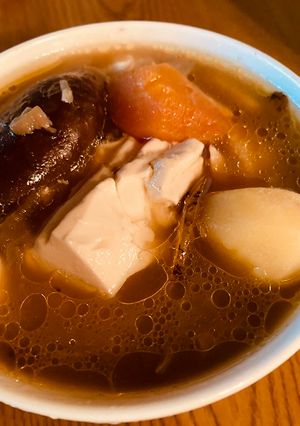 プラントベースの豆腐じゃがスープ-レシピのメイン写真