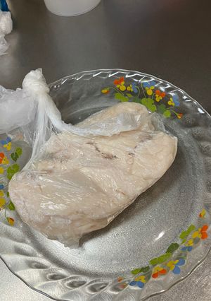 重曹で柔らかサラダチキン(レンジ)覚書-レシピのメイン写真