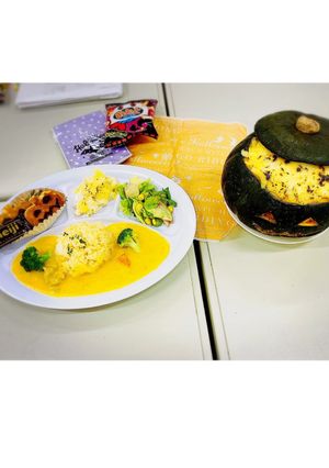 子ども食堂人気☆かぼちゃグラタン&シチュー-レシピのメイン写真