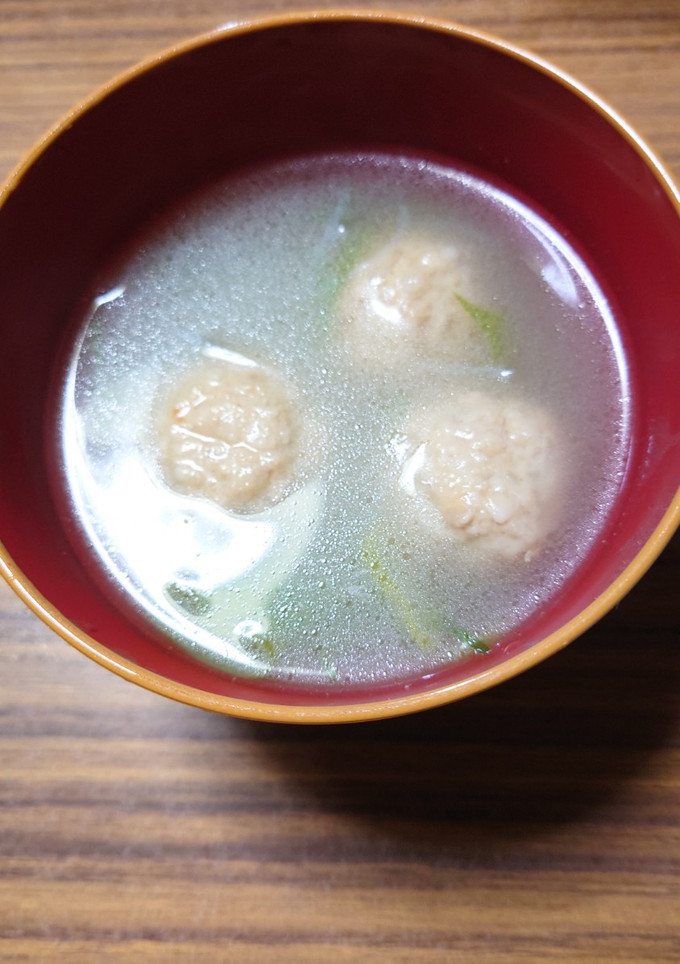 ヨウサマの減塩鶏三和つくね春雨スープ-レシピのメイン写真