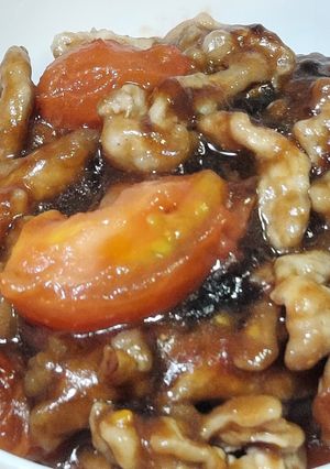 豚コマとトマトの甘酢炒め-レシピのメイン写真
