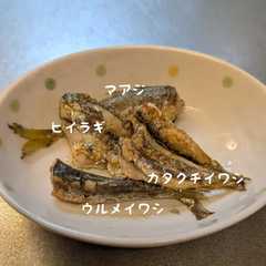 รูปของ 釣った小魚の食べ方