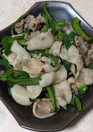 簡単★豚肉とピーマンの和風炒め-レシピのメイン写真