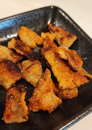 鶏皮のパリパリおつまみ-レシピのメイン写真
