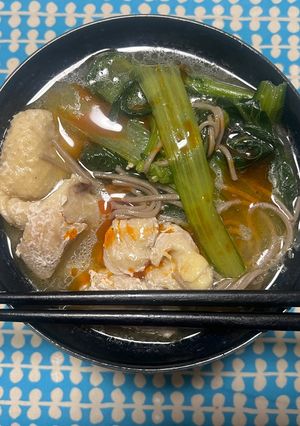 油そばラーメン風蕎麦-レシピのメイン写真
