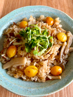 きのこと干し貝柱の中華風炊き込みご飯-レシピのメイン写真