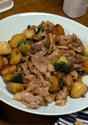 豚こまと新じゃがの甘辛炒め-レシピのメイン写真