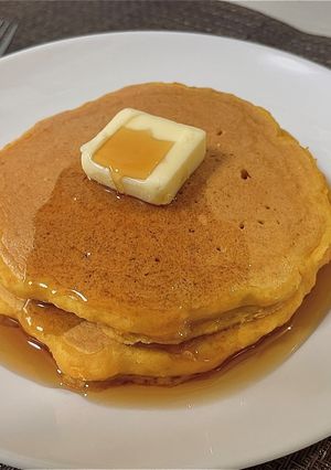 にんじんと豆腐のもちもちパンケーキ-レシピのメイン写真