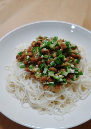 ねばねばそうめん-レシピのメイン写真