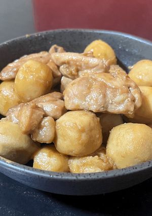 冷凍里芋と鶏もも肉の煮物-レシピのメイン写真