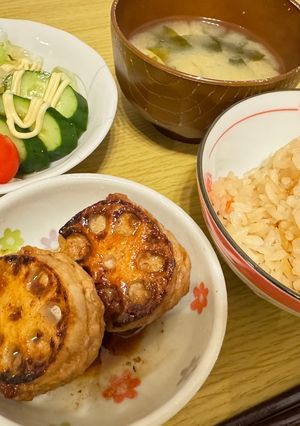 れんこんの挟み焼き-レシピのメイン写真