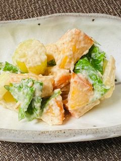 柿とセロリの白和え風サラダ🥗-レシピのメイン写真