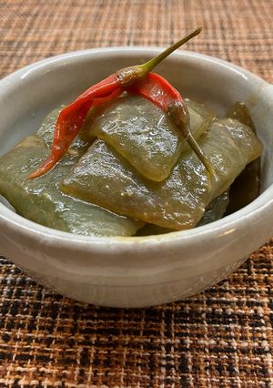 刺身蒟蒻のピリ辛甘味噌煮🌶️-レシピのメイン写真
